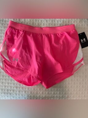 Under Armour Women’s Neon Pink Performance Running Shorts